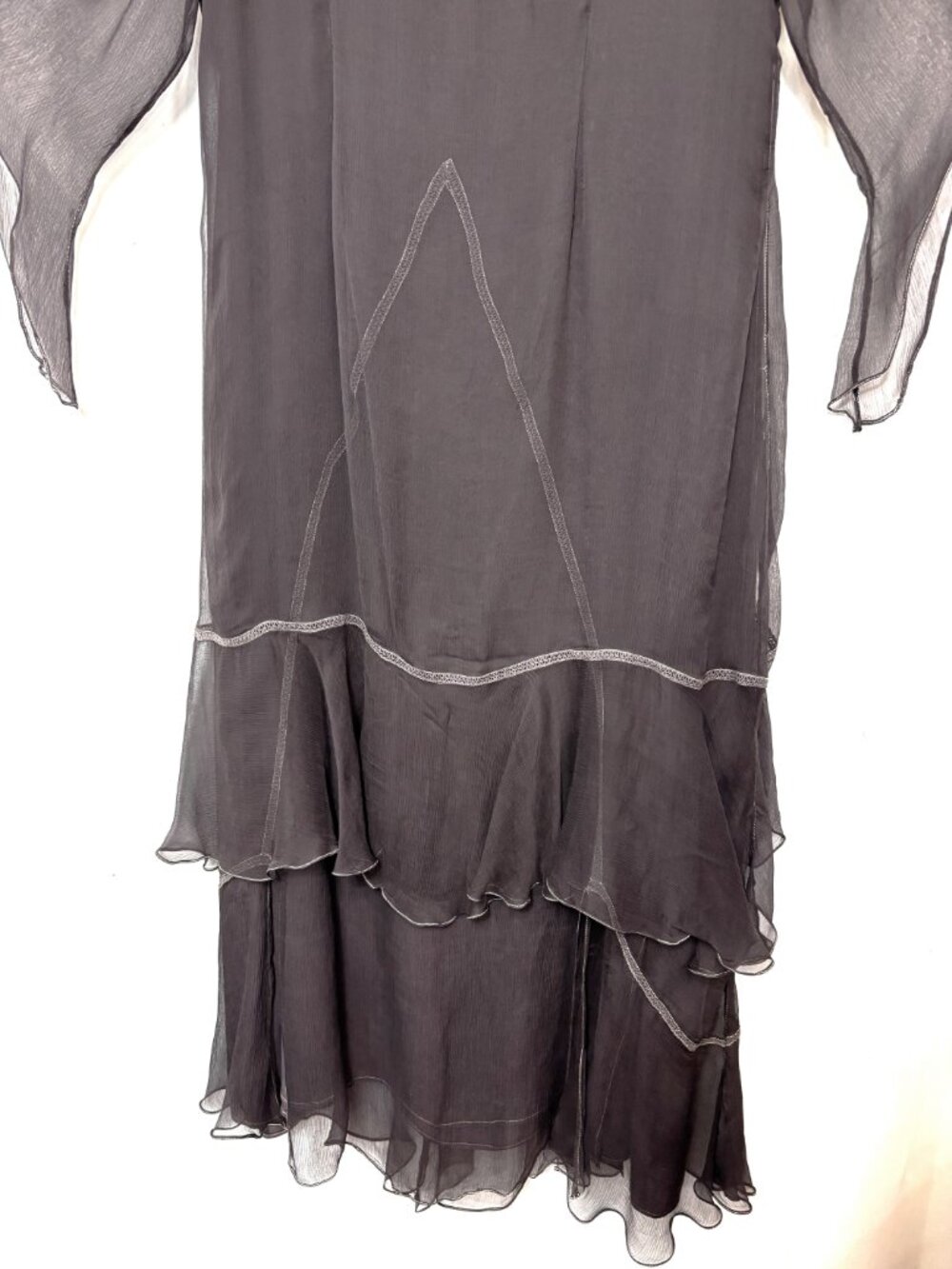VTG Nataya Bridgerton Daisy Buchanan Style Edwardian Romantic Dress Sz XL - Picture 8 of 15